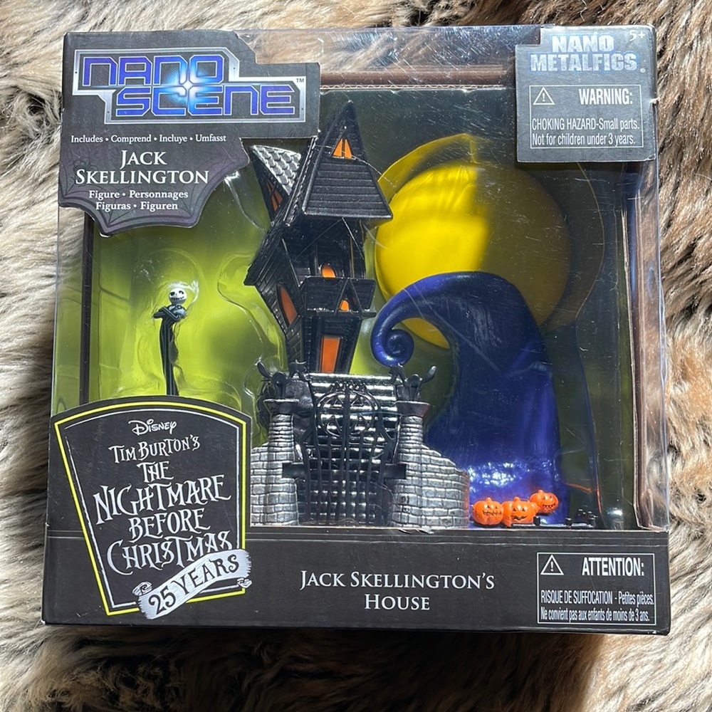Jada Nano Metalfigs Scene JACK SKELLINGTON'S HOUSE Tim Burton Disney
